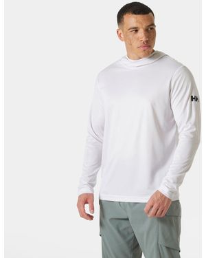 Helly Hansen Helly-hansen Hh Tech Hoodie Hooded Sweatshirt - White