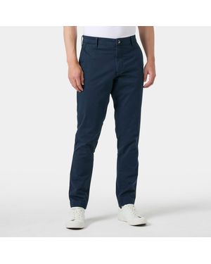 Helly Hansen Bryggen Chino Trousers - Blue
