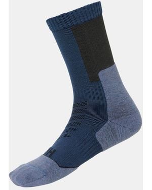 Helly Hansen Hiking Terry Hell-Toe Hiking Sock - Blue