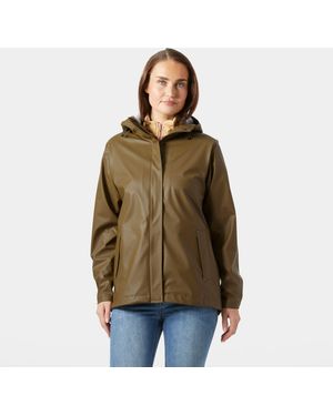 Helly Hansen Moss Iconic Waterproof Rain Jacket - Brown