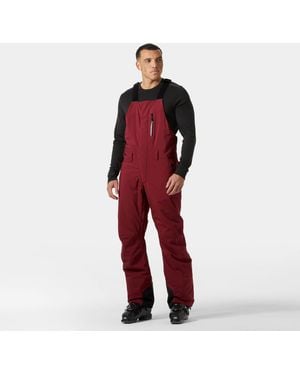 Helly Hansen Legendary Insulated Ski Bib Trousers - Red