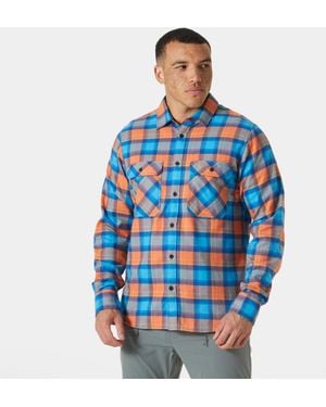 Helly Hansen Lokka Organic Flannel Shirt - Blue