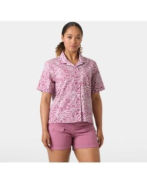 Helly Hansen Holmen Short Sleeve Shirt - Red