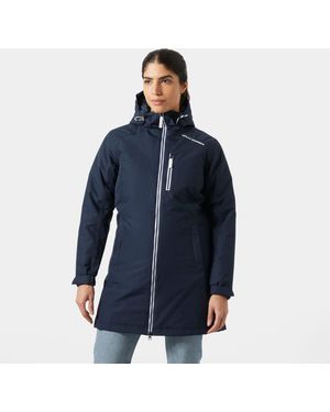 Helly Hansen Long Belfast Insulated Winter Jacket - Blue