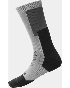 Helly Hansen Hiking Terry Hell-Toe Hiking Sock - Black
