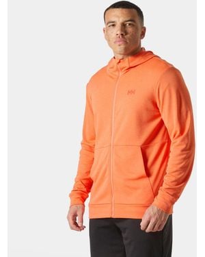 Helly Hansen Hh Lifa Tech Lite Zip Hoodie Hombre - Naranja