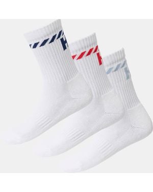 Helly Hansen Cotton Sport Socks 3Pk - White
