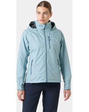 Helly Hansen Crew Hooded Midlayer Sailing Jacket 2.0 Mujer - Azul