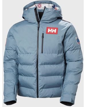 Helly Hansen Kvitfjell Race Puffy Ski Jacket Hombre - Azul