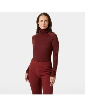 Helly Hansen Durawool High Neck Long Sleeve - Red