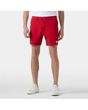 Helly Hansen Move Quick Dry 6” Shorts - Red