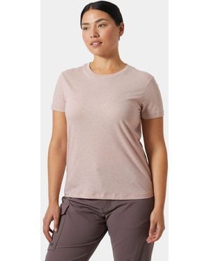 Helly Hansen Hh Tech Logo T-Shirt - Purple