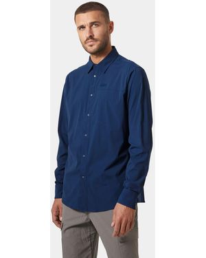 Helly Hansen Tofino Solen Long Sleeve Shirt - Blue