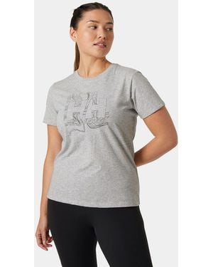 Helly Hansen Hh Tech Logo T-Shirt - Gray