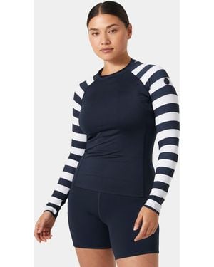 Helly Hansen Damen Waterwear Rashguard - Blau