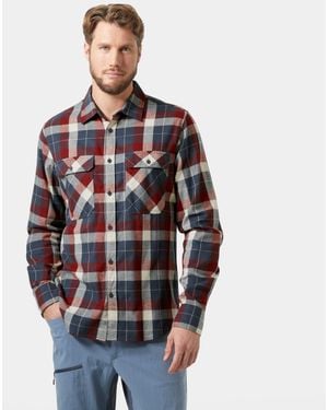 Helly Hansen Lokka Organic Flannel Shirt - Blue