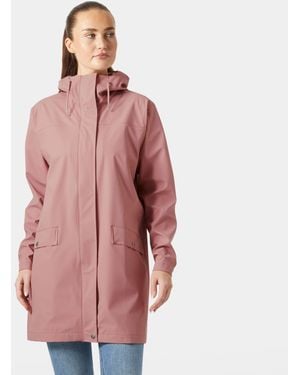 Helly Hansen Moss Waterproof Rain Coat - Pink