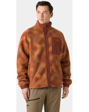 Helly Hansen Panorama Printed Pile Snap - Brown