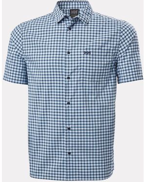 Helly Hansen Fjord Quick-Dry Short-Sleeve Shirt 2.0 - Blue