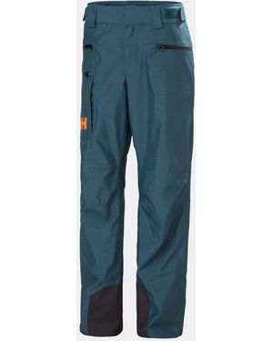 Helly Hansen Pantaloni Da Sci Freeride Classici Garibaldi 2.0 Uomo Verde - Blu