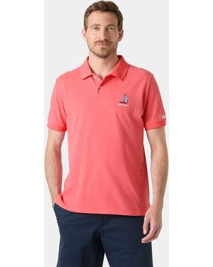 Helly Hansen Messina Graphic Fitted Polo - Red