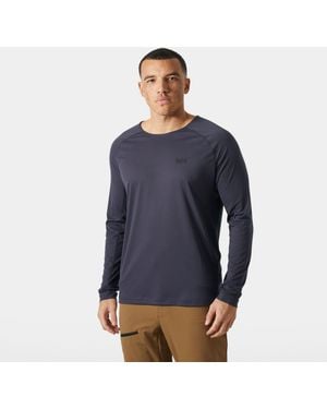 Helly Hansen Trail Long Sleeve T-Shirt - Blue