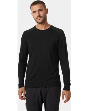 Helly Hansen Durawool Crew Long Sleeve - Black