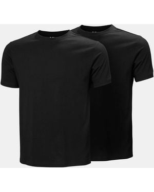 Helly Hansen 2-Pack Hh Cotton T-Shirts - Black