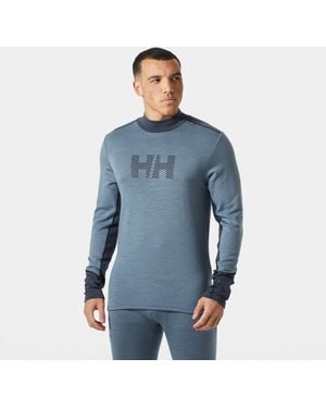 Helly Hansen Lifa Merino Midweight Logo - Blue