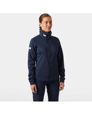 Helly Hansen Crew Smooth Slickface Fleece Jacket - Blue