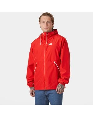 Helly Hansen Sandoy Rain Jacket - Red