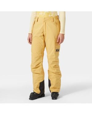 Helly Hansen Switch Cargo Insulated Ski Trousers Beige - Yellow