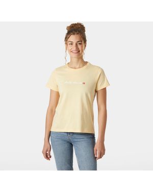 Helly Hansen Core Graphic T-Shirt 2.0 - Natural