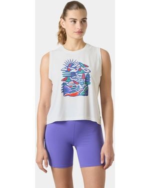 Helly Hansen Skog Graphic Tank Top - Blue