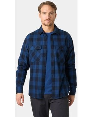 Helly Hansen Lokka Organic Flannel Shirt - Blue