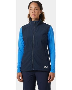 Helly Hansen Paramount Athletic Cut Softshell Vest - Blue