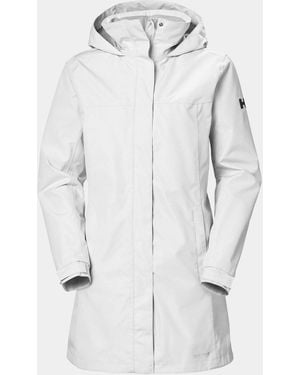 Helly Hansen Aden Long Rain Jacket - White