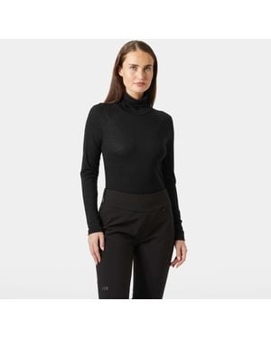 Helly Hansen Durawool High Neck Long Sleeve - Black