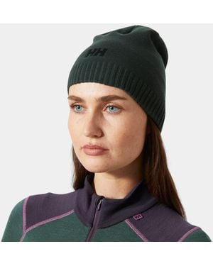Helly Hansen Brand Soft Jersey Knit Beanie Std - Blue