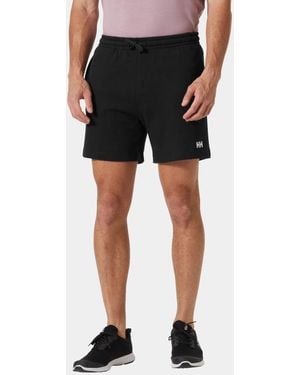 Helly Hansen Hh Terry Loop Shorts Hombre - Negro