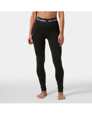 Helly Hansen Lifa Merino Midweight Base Layer Trousers - Black