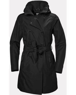 Helly Hansen Welsey Ii Trench Coat Mujer - Negro