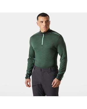 Helly Hansen Lifa Merino Midweight 1/2 Zip - Green