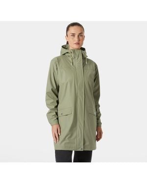 Helly Hansen Moss Waterproof Rain Coat - Green