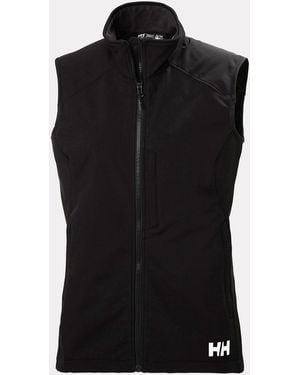 Helly Hansen Paramount Athletic Cut Softshell Vest - Black