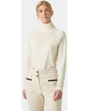 Helly Hansen Hh Durawool High Neck Long Sleeve - Natural