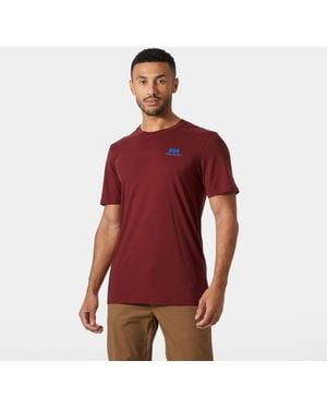Helly Hansen Nord Graphic Tshirt - Red