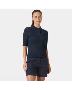 Helly Hansen Salt Knit Polo - Blue