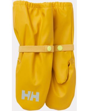 Helly Hansen Kids Bergen Fleece Pu Waterproof Mittens - Yellow