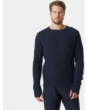 Helly Hansen Herren Arctic Rippstrick-Pullover - Blau